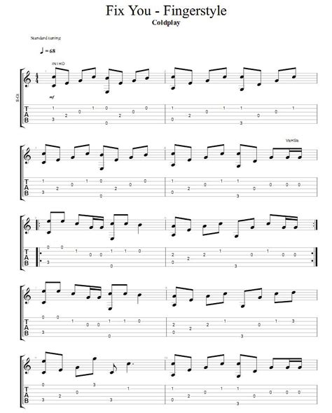 Fix You Coldplay Guitar Chords