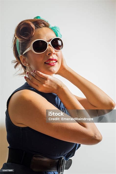 Female Posing Dramatic Expressions Stock Photo Download Image Now