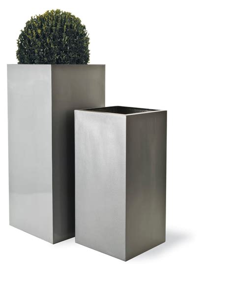 These planters are designed to. Geo Square 1 Aluminium Grey Textured Fiberglass Square ...