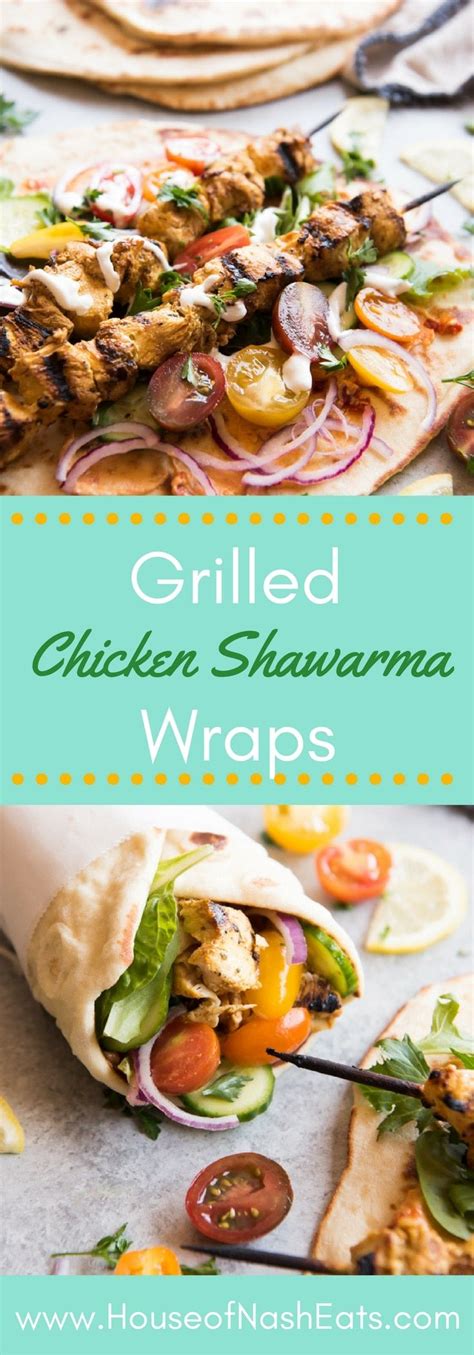 Grilled Chicken Shawarma Wraps Are Inspired By Middle Eastern Street
