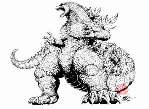 Printable Godzilla Coloring Page Updated 2022 Colorin Vrogue Co