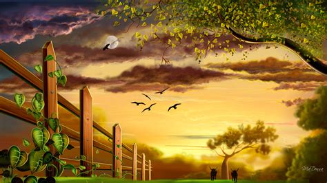 Country Landscape Desktop Wallpapers | AirWallpaper.Com