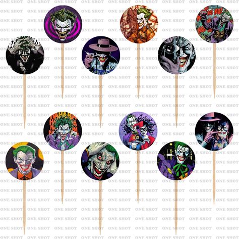 The Joker Cupcake Toppers Buy Online At Best Price In Ksa Souq Is