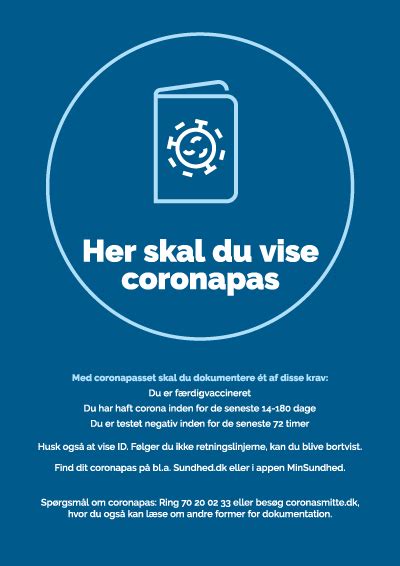 Det er blandt andet hos teatre, spillesteder og biografer med færre end 500 tilskuere, at man ikke længere skal have tjekket sit coronapas. Regler om coronapas fra den 21. maj - Husk det nu…. - STH