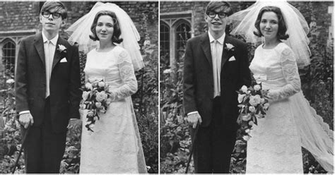 A Very Dapper Stephen Hawking And His Wife Jane At Their Wedding In 1965 ~ Vintage Everyday