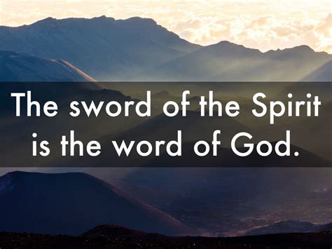 Wielding The Sword Of The Spirit In Spiritual Warfare