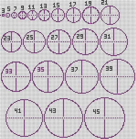 Minecraft building guides / charts. pixel circle chart - Google Search | Minecraft circles ...