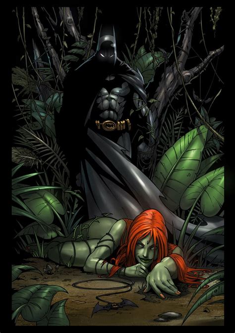 Batman Vs Poison Ivy By Mark Lauthier Villains Pinterest