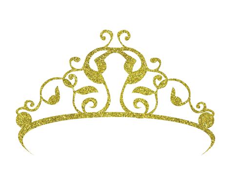 Gold Glitter Crown Art Print Princess Crown Pageant Crown Etsy