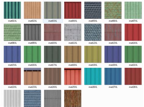 32 Metal Roof Textures Free Download