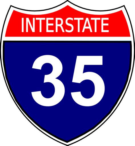 I-35 Sign Clip Art at Clker.com - vector clip art online, royalty free