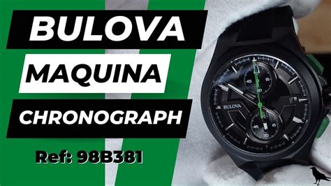 Bulova Maquina Chronograph Watch Review Ref B Youtube