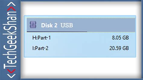 How To Create Two Partitions In Usb Pendrive Youtube