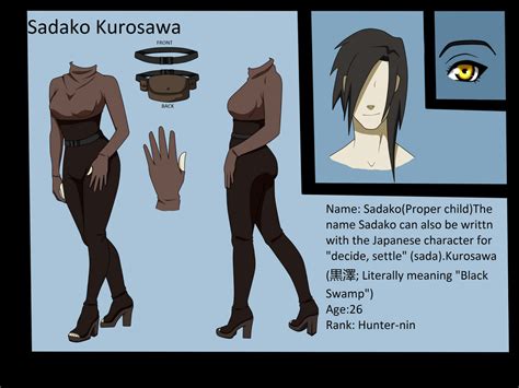 Sadako Kurosawa Naruto Oc Character Sheet By Nellymonster On Deviantart