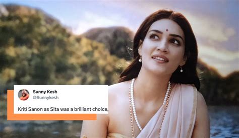 Twitter Unanimously Agrees Kriti Sanon Looks Divine As Janaki In Adipurush We Agree