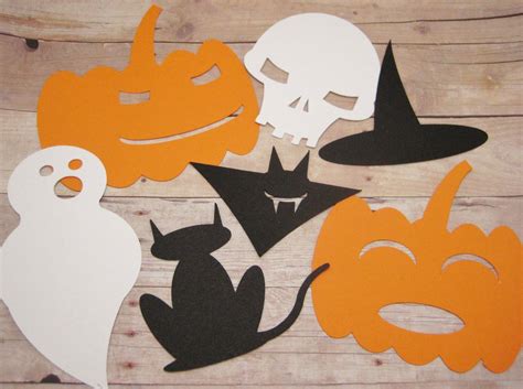 Halloween Paper Cutouts Kids Fall Crafts Pumpkin Etsy Kids Fall