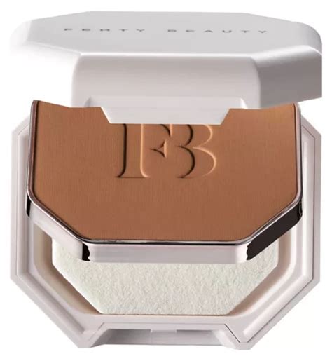 Fenty Beauty Powder Foundation 385 First Impressions Compared To Cover