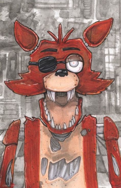 Five Nights At Freddys Foxy Poster Print