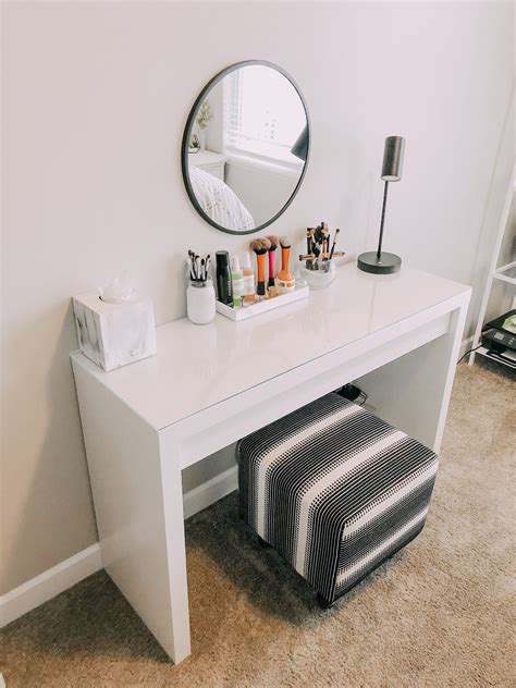 Malm White Dressing Table Popular And Stylish Ikea Bedroom Vanity