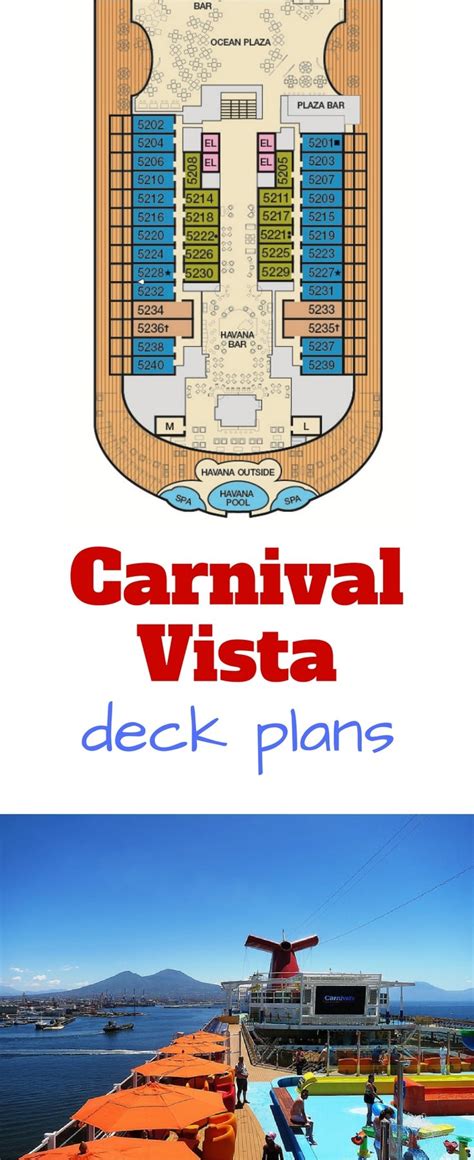 Carnival Vista Deck Plans Cruise Radio Daily Updates On The Cruise
