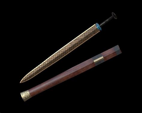 Ancient Chinese Sword Free Vr Ar Low Poly 3d Model Cgtrader