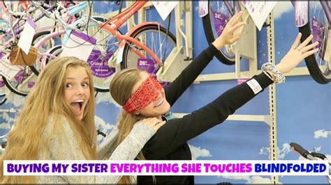 Buying My Sister Everything She Touches Blindfolded ~ Jacys Turn