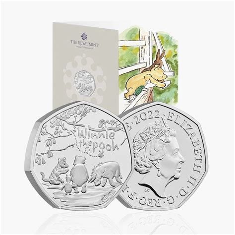 2022 Winnie The Pooh And Friends Uk 50p Brilliant Uncirculated Etsy
