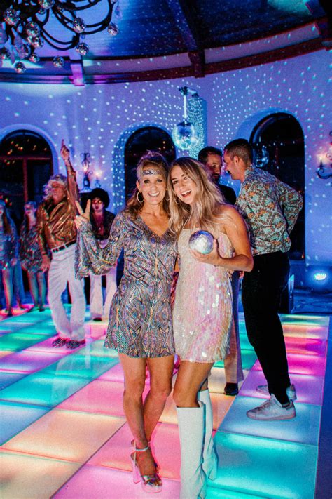 Disco Theme Wedding Welcome Party Rehearsal Dinner Costume Party