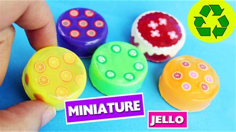 Diy Miniature Jello Gelatin Easy Doll Crafts Simplekidscrafts