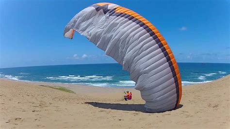Paragliding In The Sand Dune Youtube