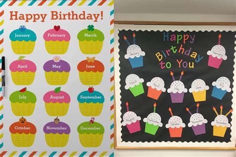 Classroom Birthday Board Balloons Celebrate Classroom