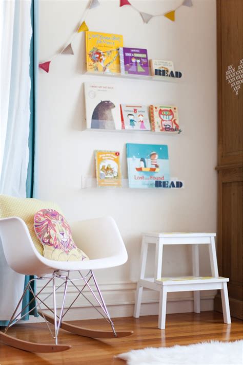 Wall Shelves For Books In Nursery These Affordable Wood Shelves Help