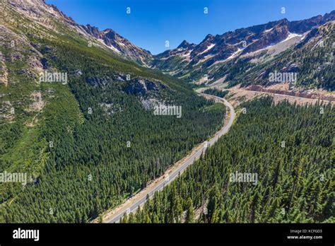 View From Washington Pass Overlook In North Cascades National Park Of