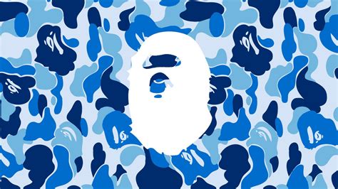 24 Pink And Blue Bape Logo Wallpapers