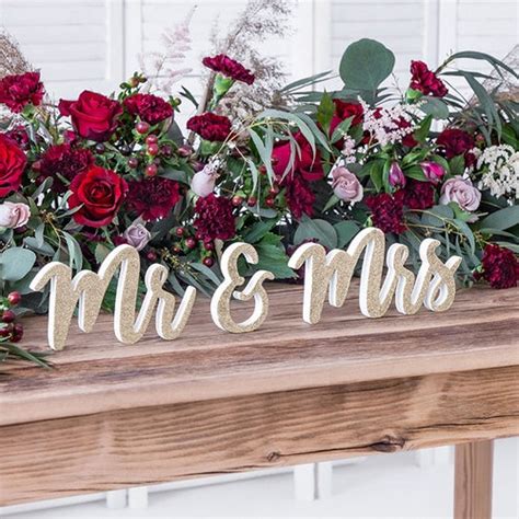 Sweet Bar Wooden Signs Wedding Decorations Wedding Table Etsy