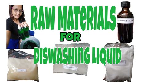 Dishwashing Liquid Making At Raw Material Diy Youtube