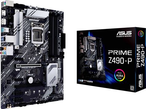 Asus Prime Z490 P Motherboard Pc Base Intel® 1200 Form Factor Details