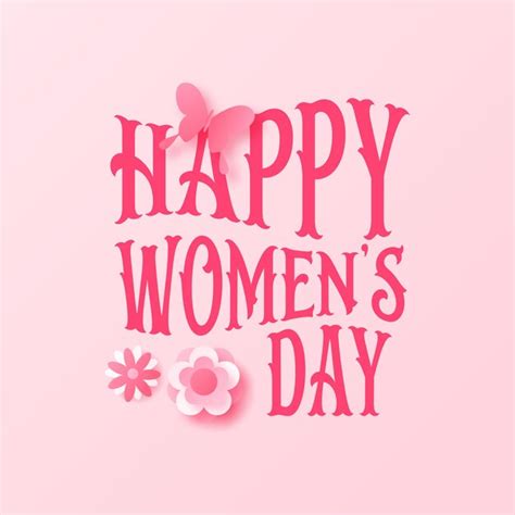 Premium Vector International Womens Day Best Wishes