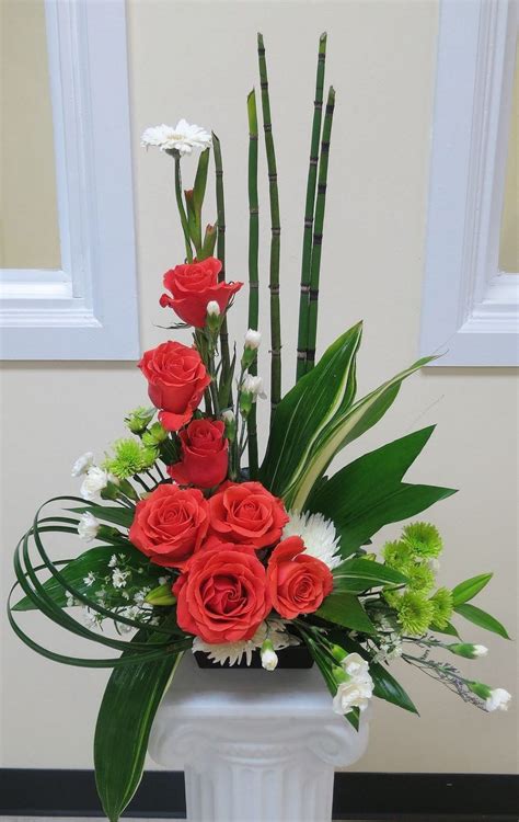 Fantastic Ideas For Red Floral Arrangement 45 Tropical Flower