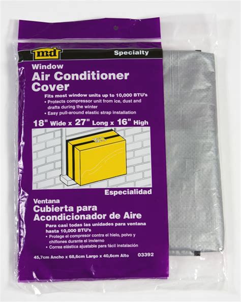The thermwell products 34 in. Air Conditioner Cover - Window - 18″ X 27″ X 16″ - M-D ...
