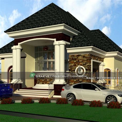 2 Bedroom Bungalow Design In Nigeria In 2021 Bungalow House Plans
