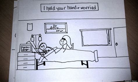 Wifes Hand Drawn Comics Bring Sick Husband To Tears Huffpost Life