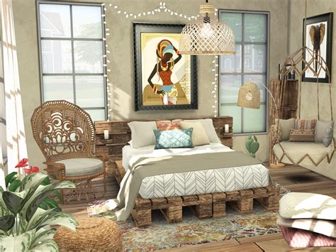 Flubs79s Boho Bedroom Cc Needed Sims 4 Cc Furniture Living Rooms