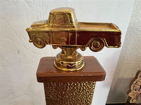Vintage Genuine Trophy From Vaca Valley Vacaville Calif Drag Strip