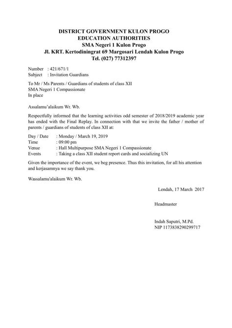 15+ Contoh Surat Resmi / Cara Membuat / Undangan / Pemerintah