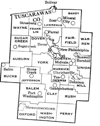 Tuscarawas County Ohio History And Genealogy Main Index