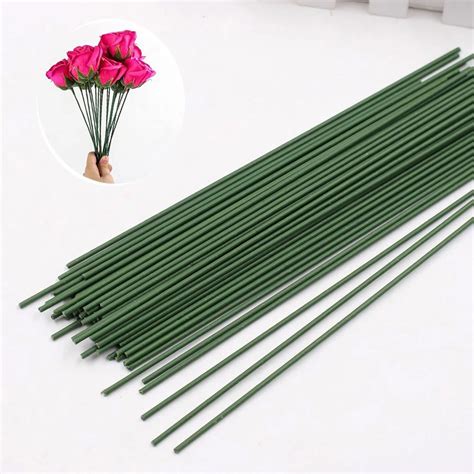 Artificial Flower Stem Wire Florist Material Wire Green Wire