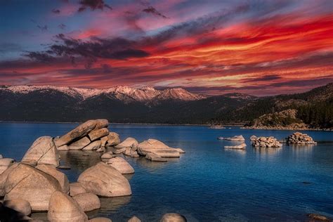 Lake Tahoe Sunset Photograph By Mountain Dreams Fine Art America