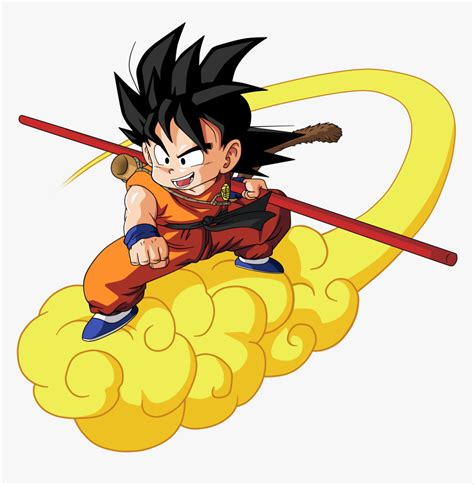 Son Goku On Cloud Hd Png Download Kindpng