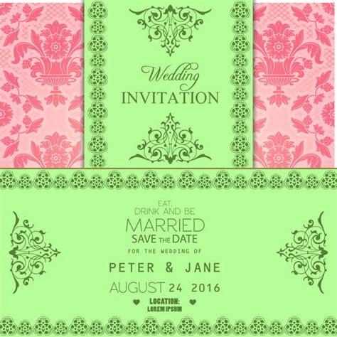 Wedding invitation card eps ai vector | UIDownload